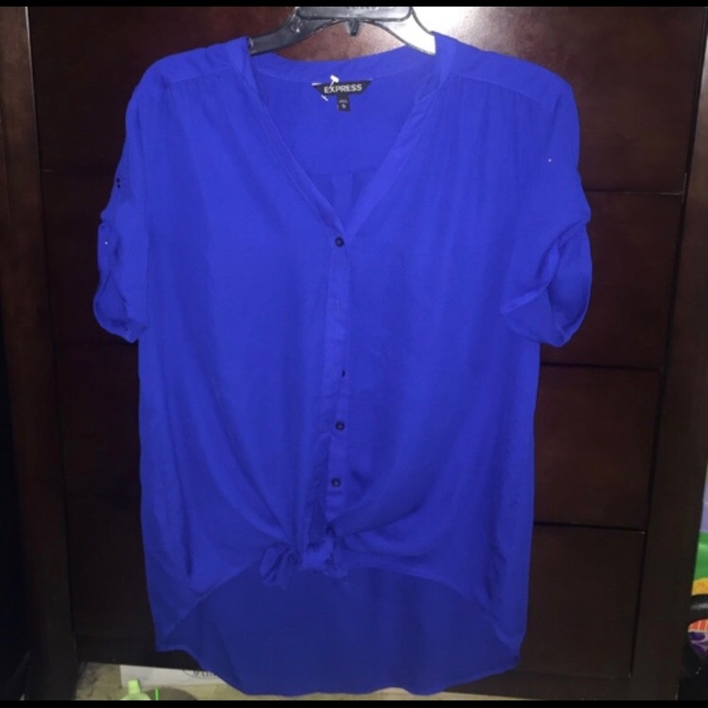 Express Royal Blue Top